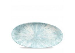Stone Aquamarine Chefs' Oval Plate