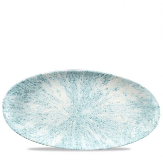 Stone Aquamarine Chefs' Oval Plate