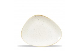 Stonecast Barley White Chefs' Triangle Plate