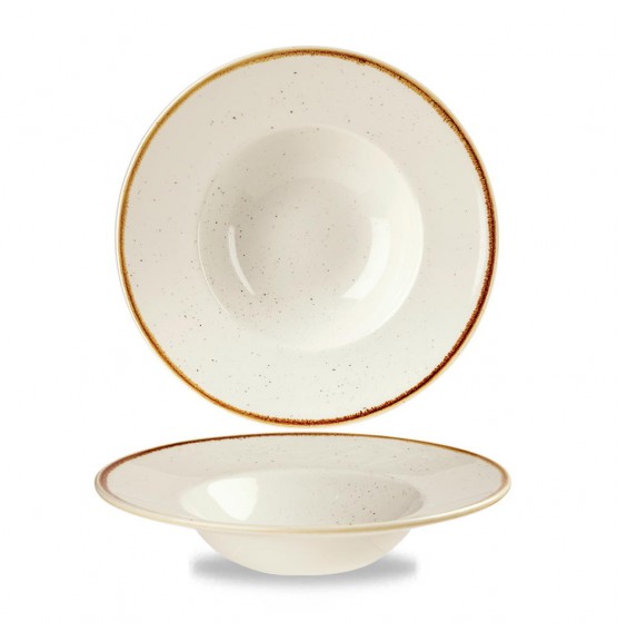 Stonecast Barley White Wide Rim Bowl