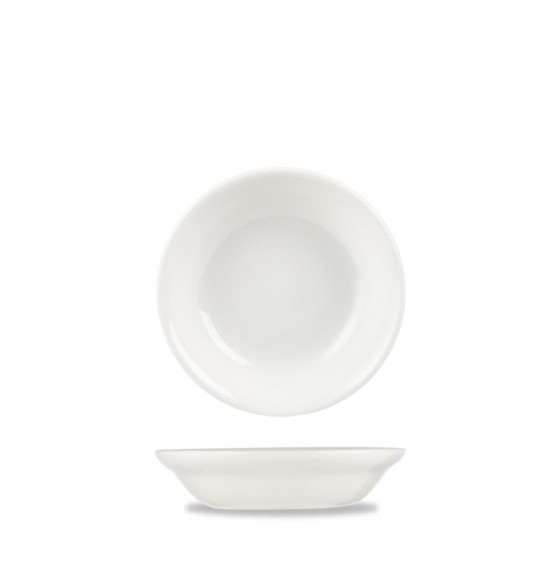 White Rimless Fruit Bowl