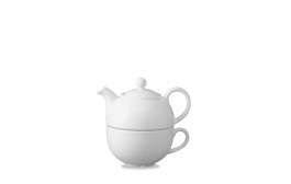 White Holloware One Cup Teapot Lid