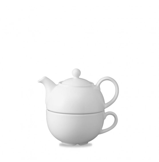 White Holloware One Cup Teapot Lid