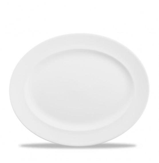 Classic Oval Rimmed Dish