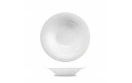 Menu Porcelain Mid Rim Soup Bowl