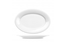 Menu Porcelain Oval Plate