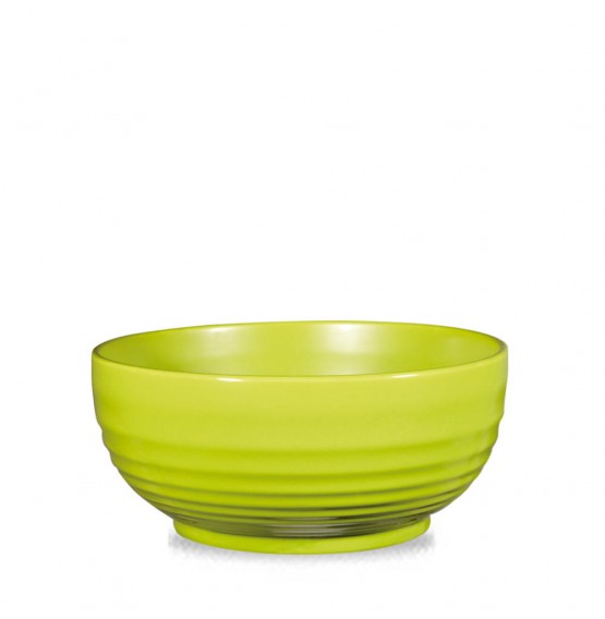 Rustics Green Glaze Ripple Bowl