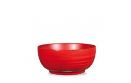 Rustics Red Glaze Ripple Bowl