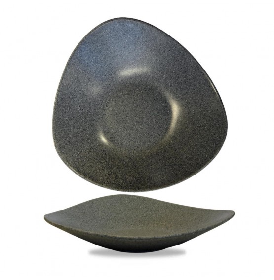 Alchemy Granite Lotus Melamine Shallow Bowl
