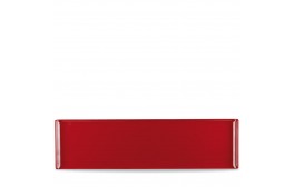 Alchemy Rectangular Red Melamine Buffet Tray