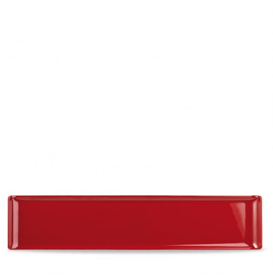 Alchemy Rectangular Red Melamine Buffet Tray