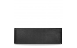 Alchemy Rectangular Black Melamine Buffet Tray