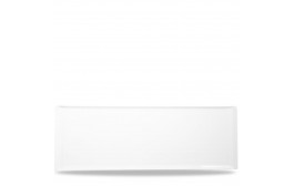 Alchemy Rectangular White Melamine Buffet Tray